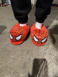 Тапочки Кігурумі іграшки Kigurumi Marvel Людина-Павук Spider-Man Плюшеві Чоловічі Червоний 36-43 (М753215)