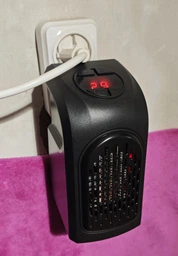 Обігрівач 400 Вт Rovus Handy Heater пульт ДУ Чорний (ICL44)