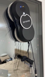 Робот для мытья окон SKYSHINE 5600 Па умный автоматический мойщик окон 90 Вт с пультом дистанционного управления оконный пылесос электро робот с распылением воды жидкости щетка для мытья окон робот мойщик зеркал витрин плитки кафеля стеклоочиститель