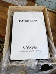 Акумулятор LiFePO4 DATOU BOSS 24V (25.6V) 314Ah (8.03 кВт·год) для інверторів, сонячних систем та ДБЖ, Smart BMS 150A, Bluetooth, CAN/RS485 фото від покупців 1