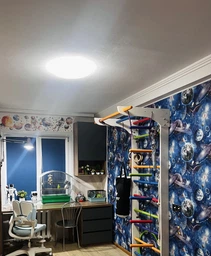 Рулонна штора термо 304 блекаут DecoSharm 61x170 см Синій фото від покупців 1