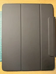 Магнитный чехол-книжка с фиксатором BBM1 Magnetic Case для iPad Pro 12.9" 2020/2021/2022/Air 13" 2024(M2)/2025(M3)/2026(M4) Серо-фиолетовый