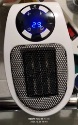 Обогреватель портативный Portable Heater 500 Вт с LCD-дисплеем и пультом управления компактный настенный тепловентилятор мини дуйка