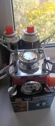 Туристическая газовая плита Portable Card Type Stove K-202 Красная (1008544-Red)