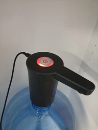 Автоматична помпа для води електрична на бутиль VMHouse портативний насос для води диспенсер на акумуляторі чорний (0035-0002)