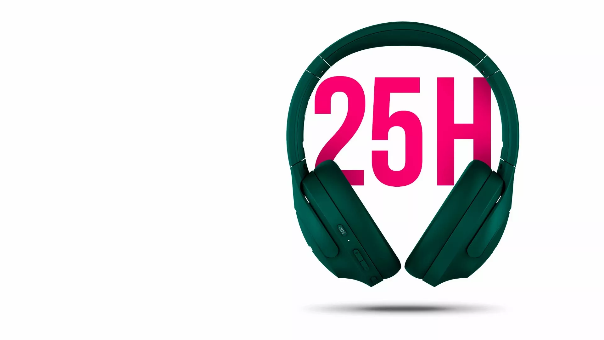 Наушники Canyon OnRiff 10 ANC Bluetooth Green (CNS-CBTHS10GN