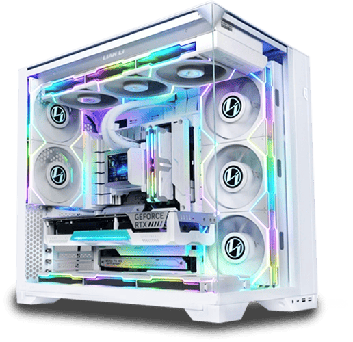 PCケース(自作PC用) LIAN LI O11 VISION COMPACT white Корпус Lian Li O11 Vision Compact White (G99.O11VPW.00) – фото