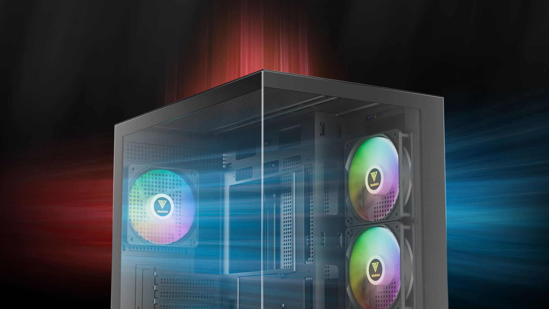 Корпус для ПК, GAMDIAS AURA GC10M V2 ARGB PC Case