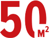 50 м²