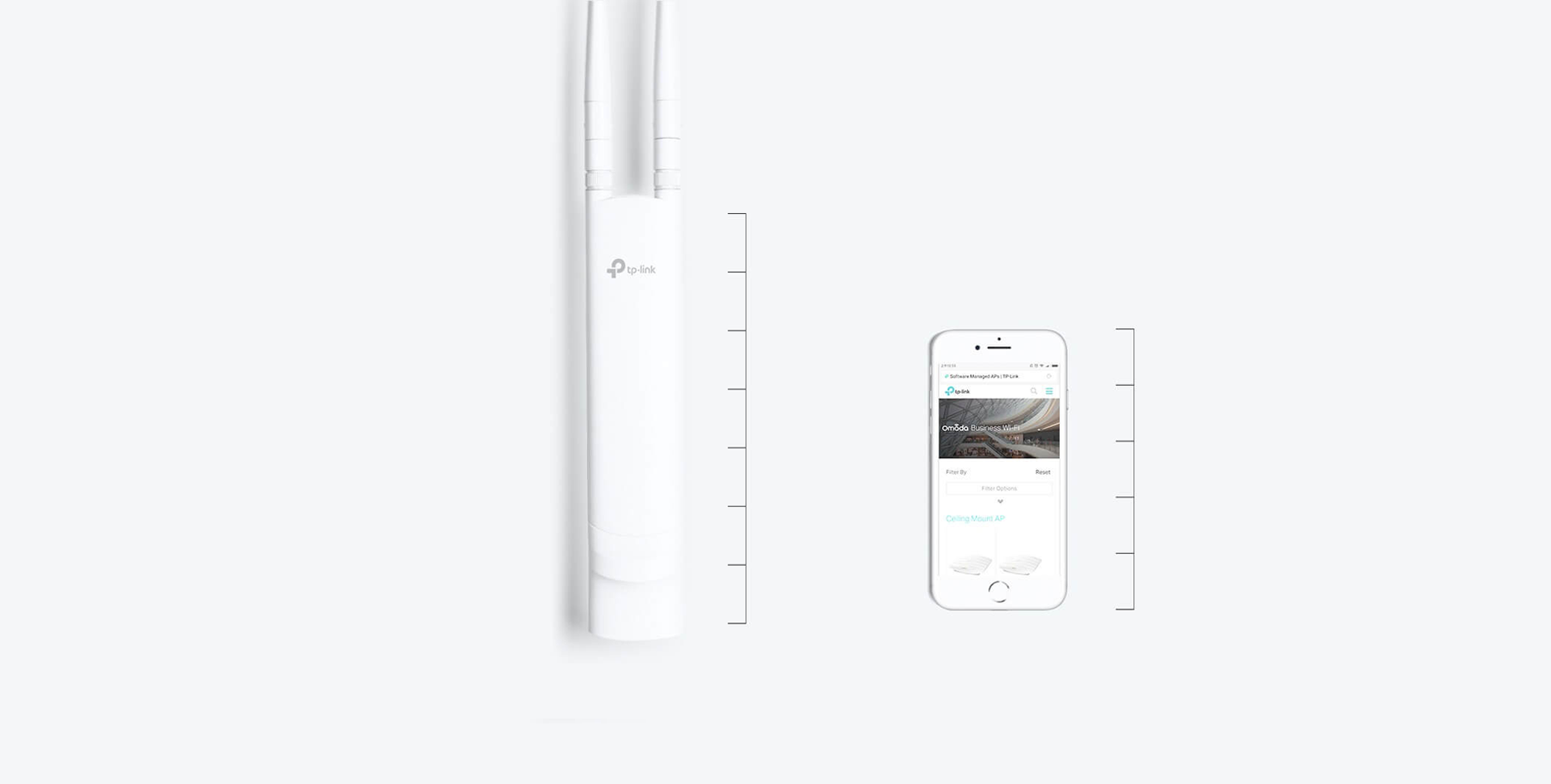 Точка доступа TP-LINK EAP225-Outdoor WiFi5 / AC1200 / до 300м