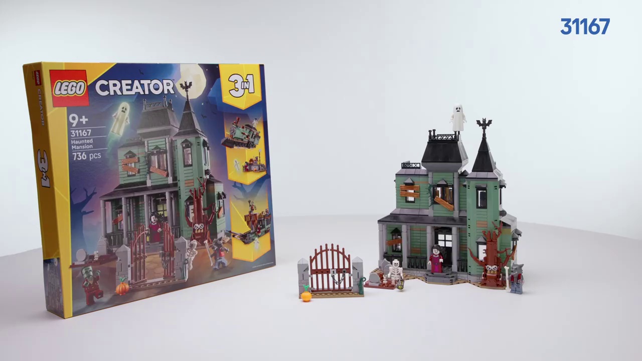 Конструктор LEGO Creator Особняк с привидениями 736 деталей (31167
