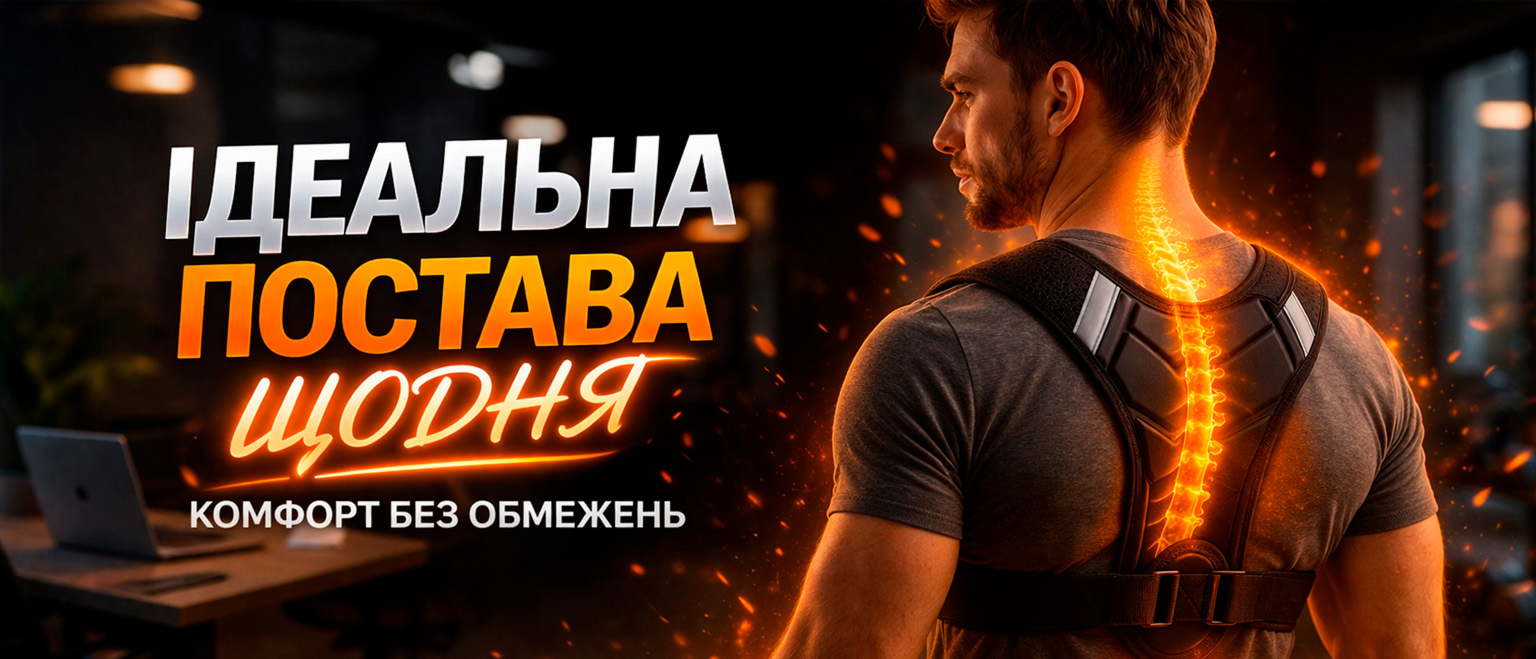 Корректор для осанки BRS Black