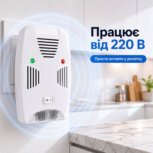 Работает от 220 В