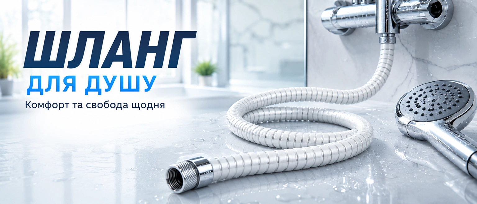 Шланг для душу Zerix Сріблястий