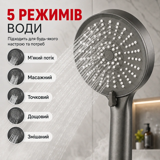 5 режимов воды