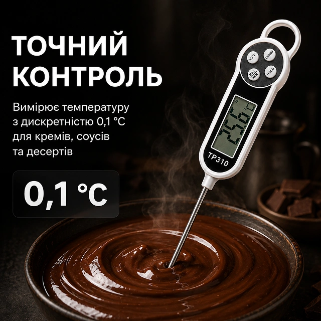 Точный контроль температуры десертов и кремов