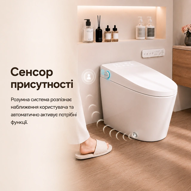 Датчик присутствия умного унитаза