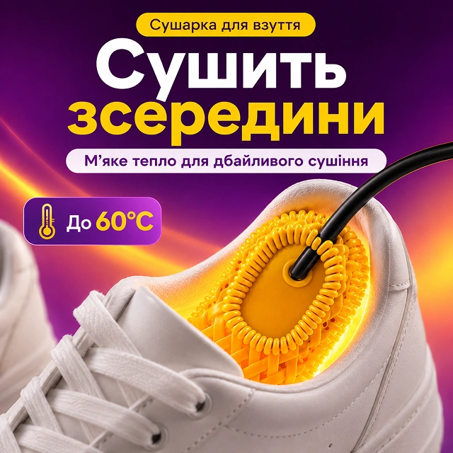 Сушит изнутри - мягкое тепло для бережной сушки