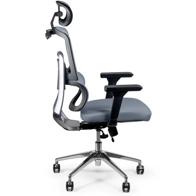 Регулювання та ергономіка крісла Barsky ECO Grey G-16 slider: підголівник та спинка