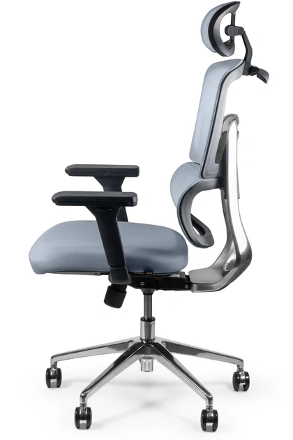 Ергономічне комп'ютерне крісло Barsky ECO Grey G-16 slider - ракурс 2