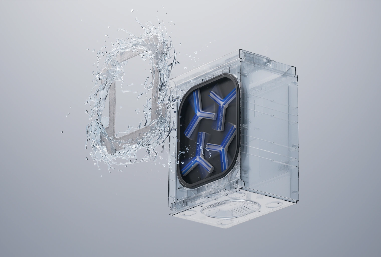 Прозрачная станция WINBOT W3 OMNI с системой Vortex Wash