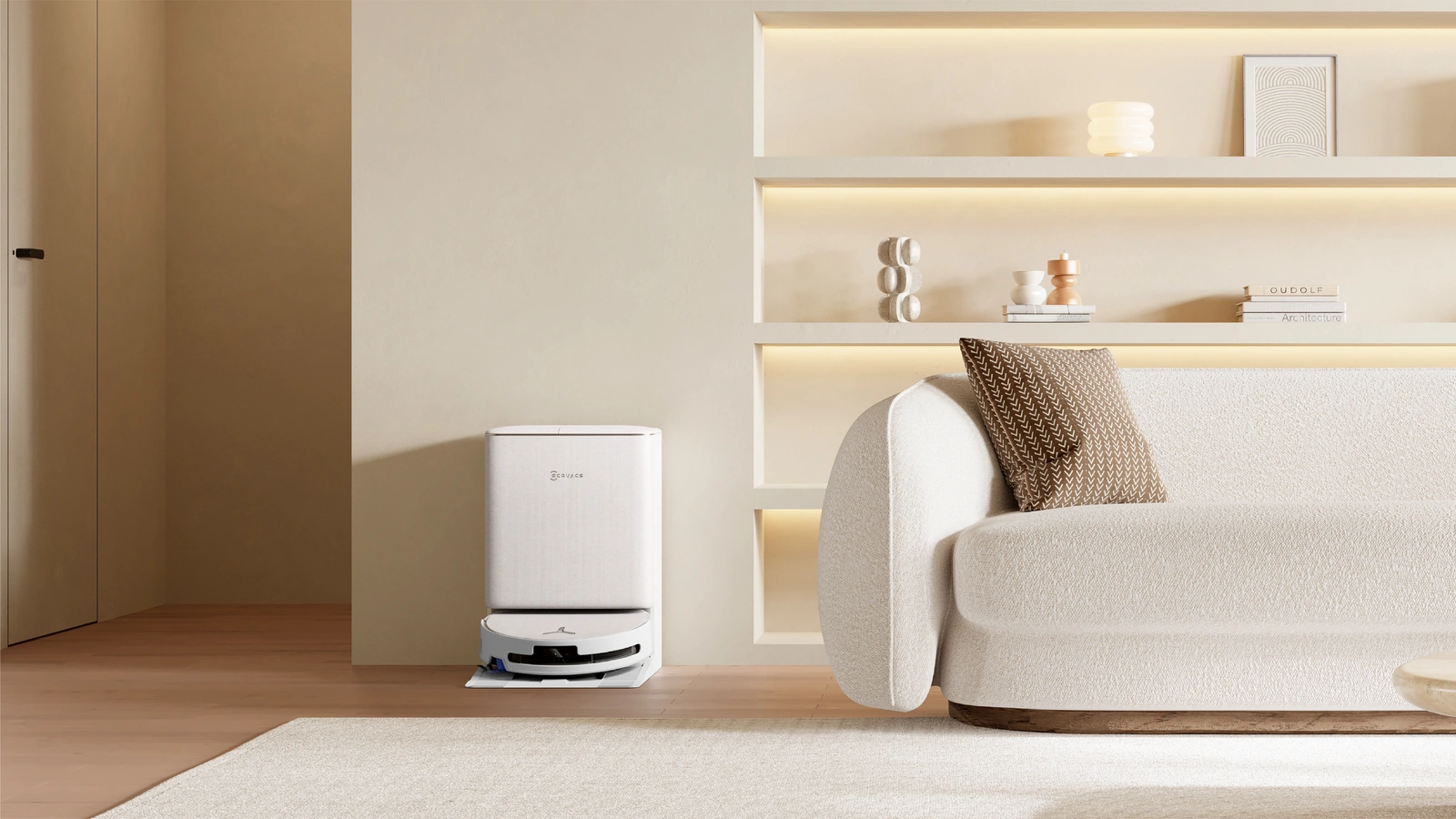 Витончений мінімалістичний дизайн — Ecovacs DEEBOT T90 PRO OMNI