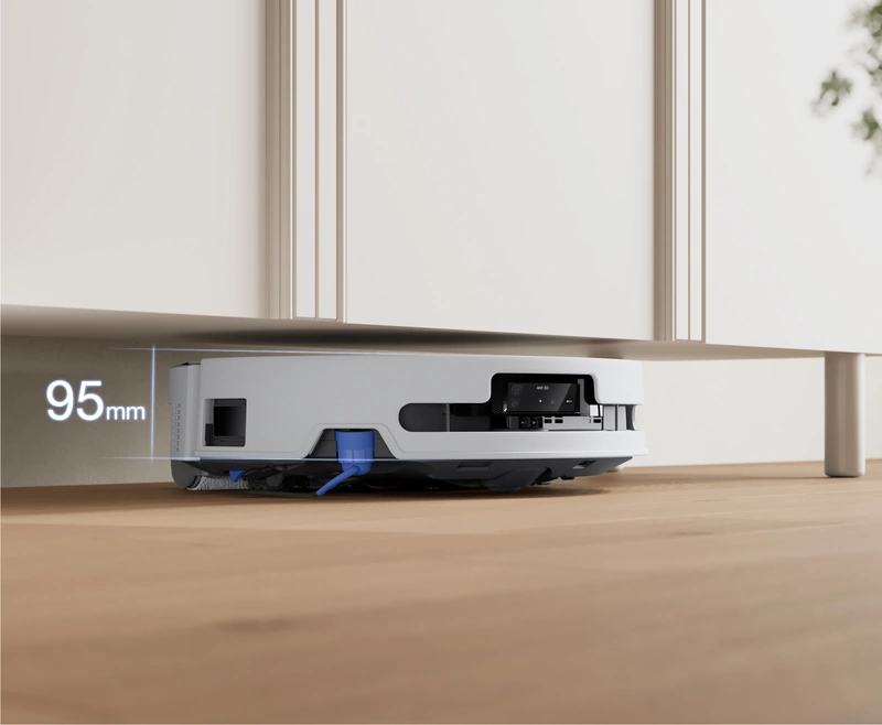 Висота робота-пилососа всього 95 мм — Ecovacs DEEBOT T90 PRO OMNI