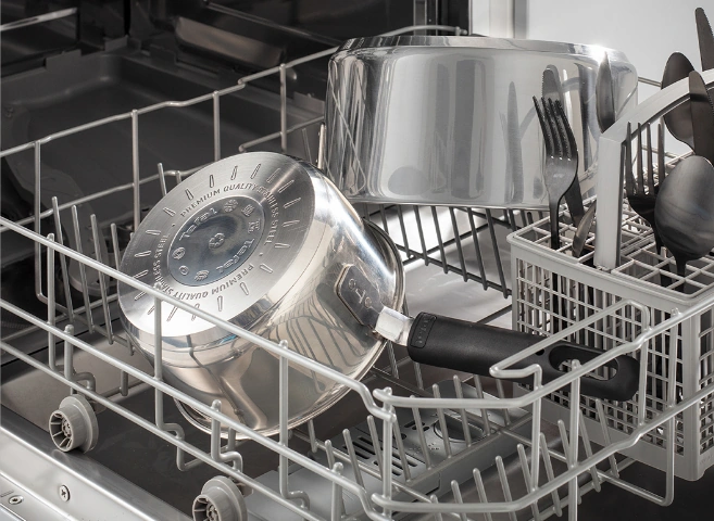 Кастрюля Tefal Emotion+ XL в посудомоечной машине