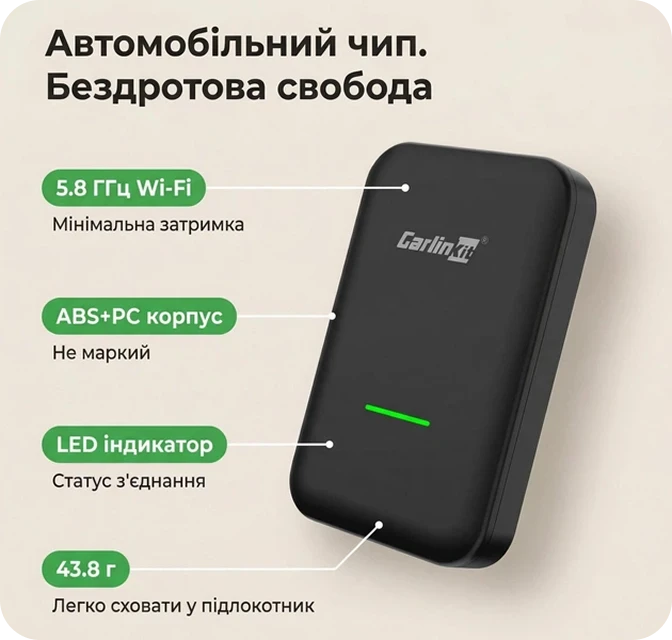 Автомобильный USB-адаптер CarlinKit CCPA Plus для подключения смартфона к магнитоле