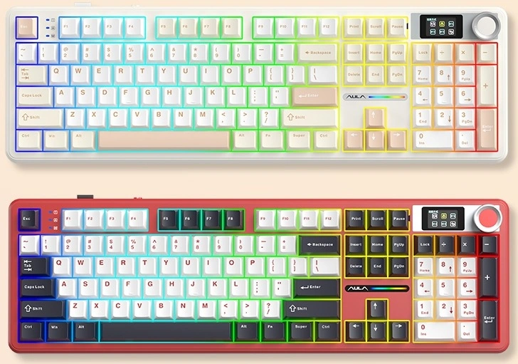 Повнорозмірна розкладка AULA F108 Pro