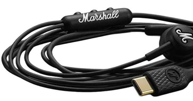 Внутреннее строение Marshall Mode USB-C с 9-миллиметровыми динамическими драйверами