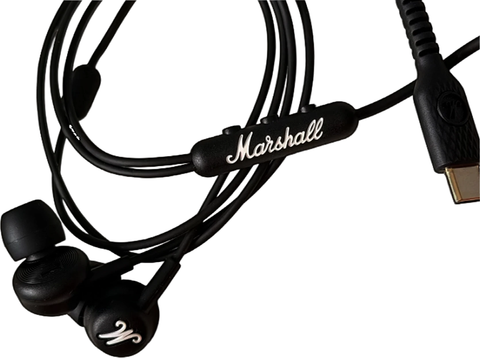 Проводные вакуумные наушники Marshall Mode USB-C для смартфона и ноутбука