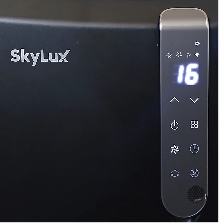 Панель керування швидкостями мобільного кондиціонера SkyLux