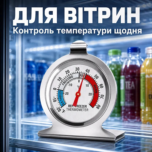 Точний моніторинг температури у торгових вітринах