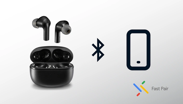 Навушники Motorola MOTO BUDS 500 ANC зі швидким паруванням Fast Pair