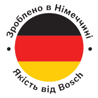 Значок «Сделано в Германии» — качество от Bosch