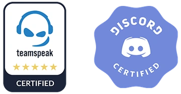 Сертифіковано TeamSpeak і Discord