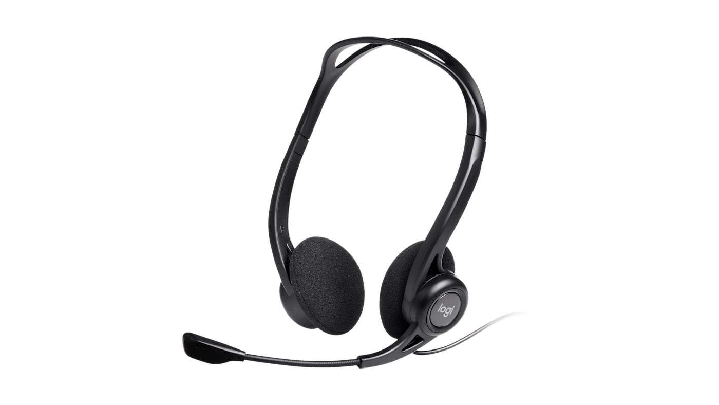 Гарнітура Logitech 960 USB, вид три чверті