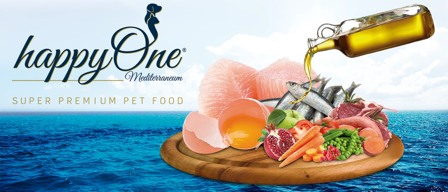 Сухой беззерновой корм happyOne Mediterraneum для щенков мелких пород
