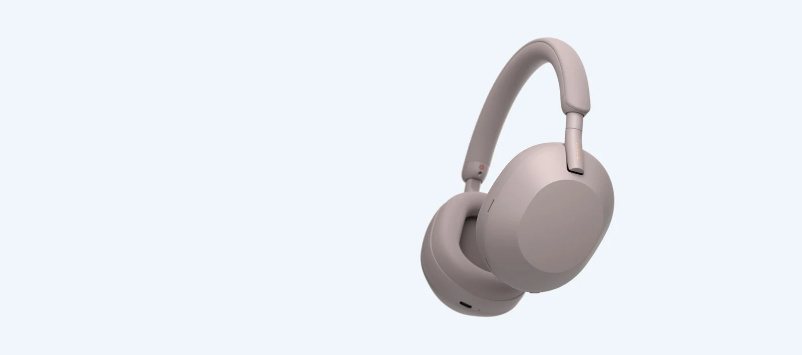 Беспроводные наушники Sony WH-1000XM5 дымчато-розового цвета