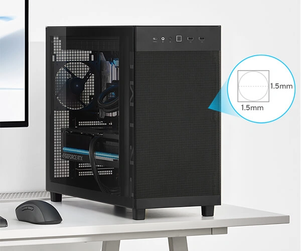 Металлическая сетчатая панель quasi-filter корпуса ASUS Prime AP303