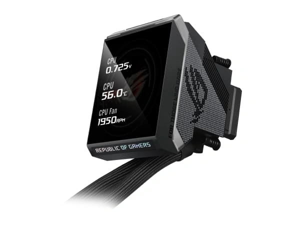 Помпа ROG Strix LC IV с медной пластиной с микроканалами