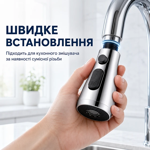 Быстрая и простая установка аэратора на кухонный кран