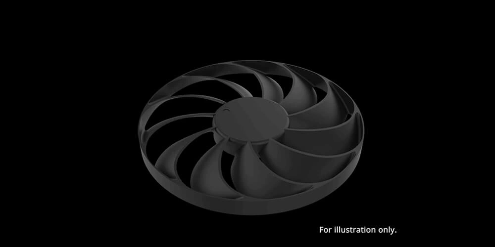 Иллюстрация работы технологии 0dB на видеокарте Dual RTX 5070