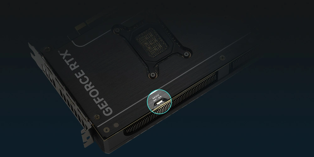 Переключатель Dual BIOS на видеокарте Prime GeForce RTX 5080