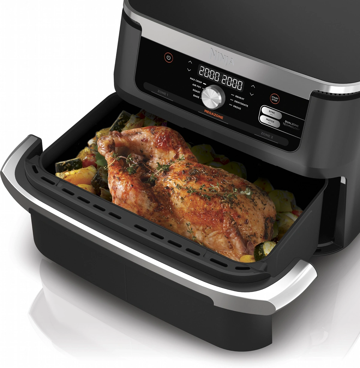 Мультипечь NINJA Foodi FlexDrawer AF500EU с курицей и овощами