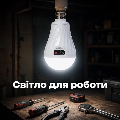 Яркое аварийное освещение для работы во время отключений
