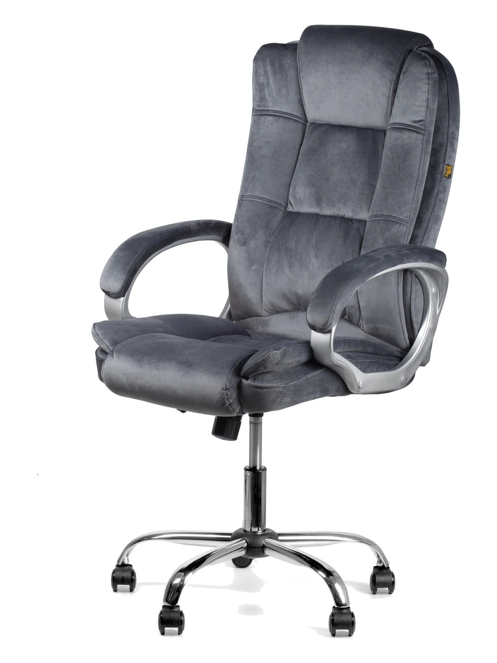 Ергономічне крісло Barsky Soft Microfiber Grey Soft-03
