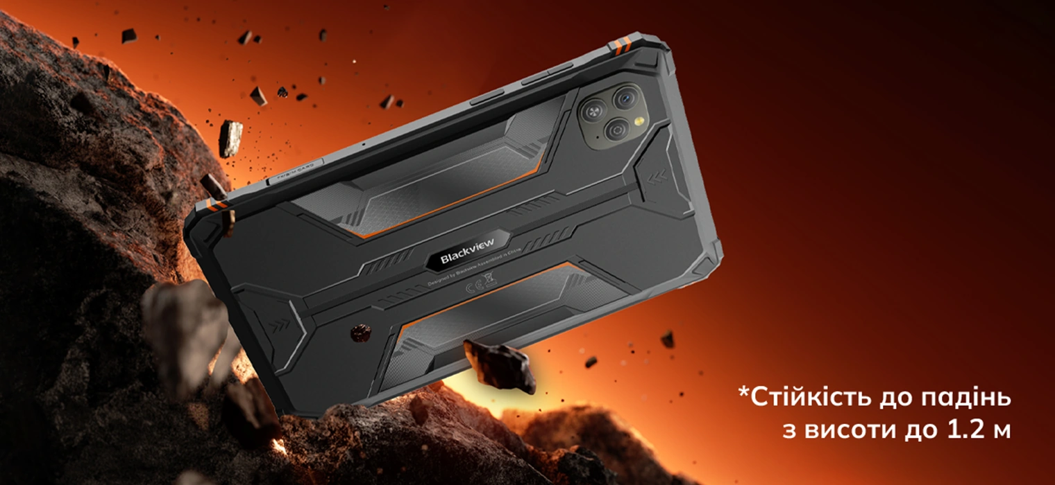Планшет Blackview Active 5 на скале — сертификация MIL-STD-810H