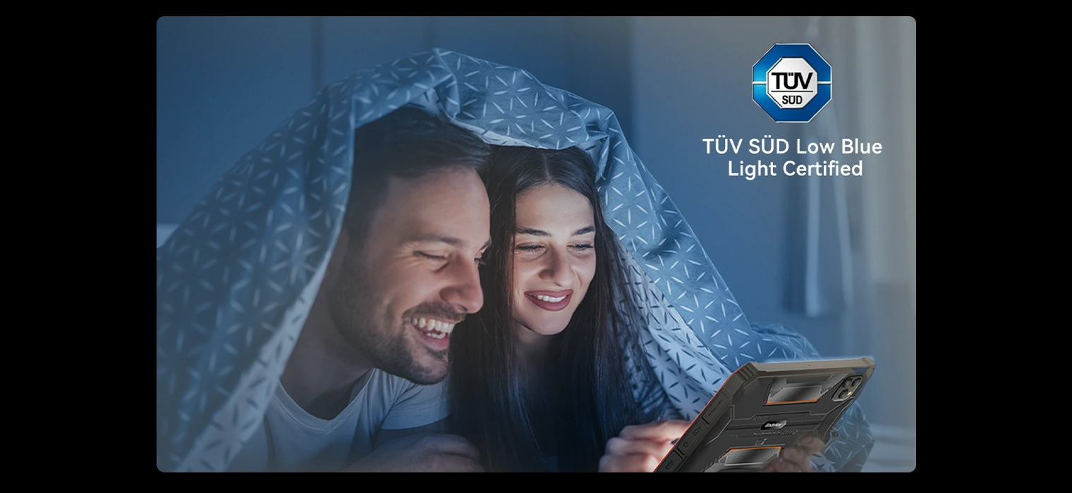 Сертификация TÜV SÜD Low Blue Light на экране Blackview Active 5
